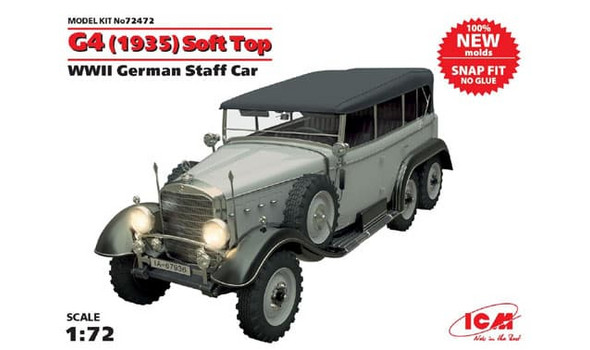 WWII G4 (1935) с тентом (сборка без клея)