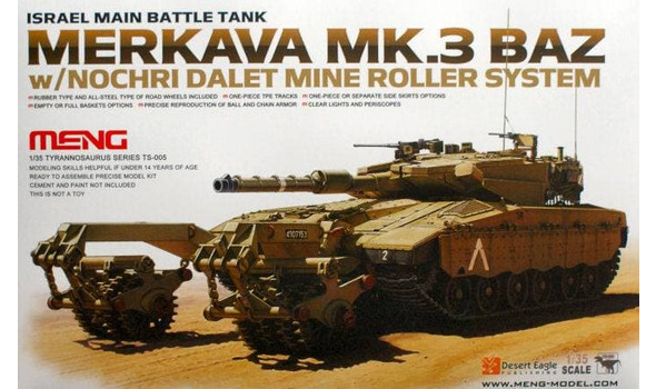 Merkava Mk.3 BAZ w/Nochri Dalet mine roller system