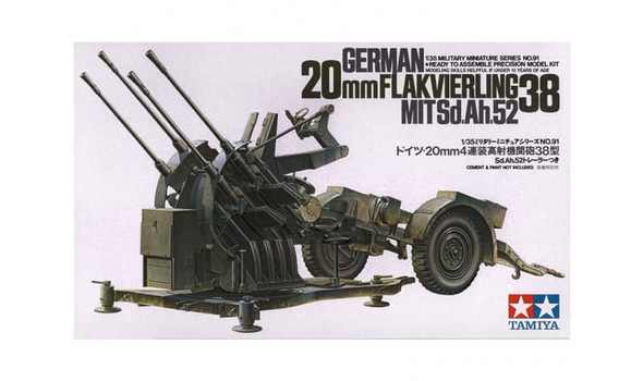 German 2cm Flackvierling 38