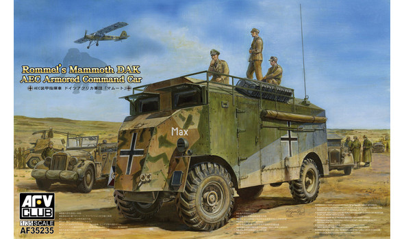 Rommel's Mammoth DAK AEC Armored Command Car