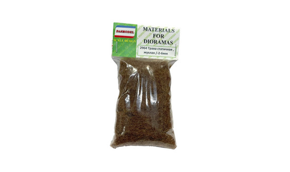 Трава статичная жухлая 2-6 мм.